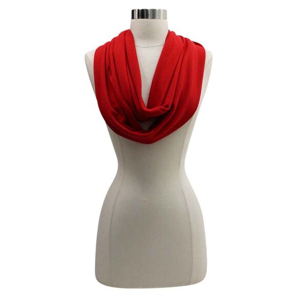 Jersey Knit Circle Infinity Loop Scarf - Picture 7 of 8